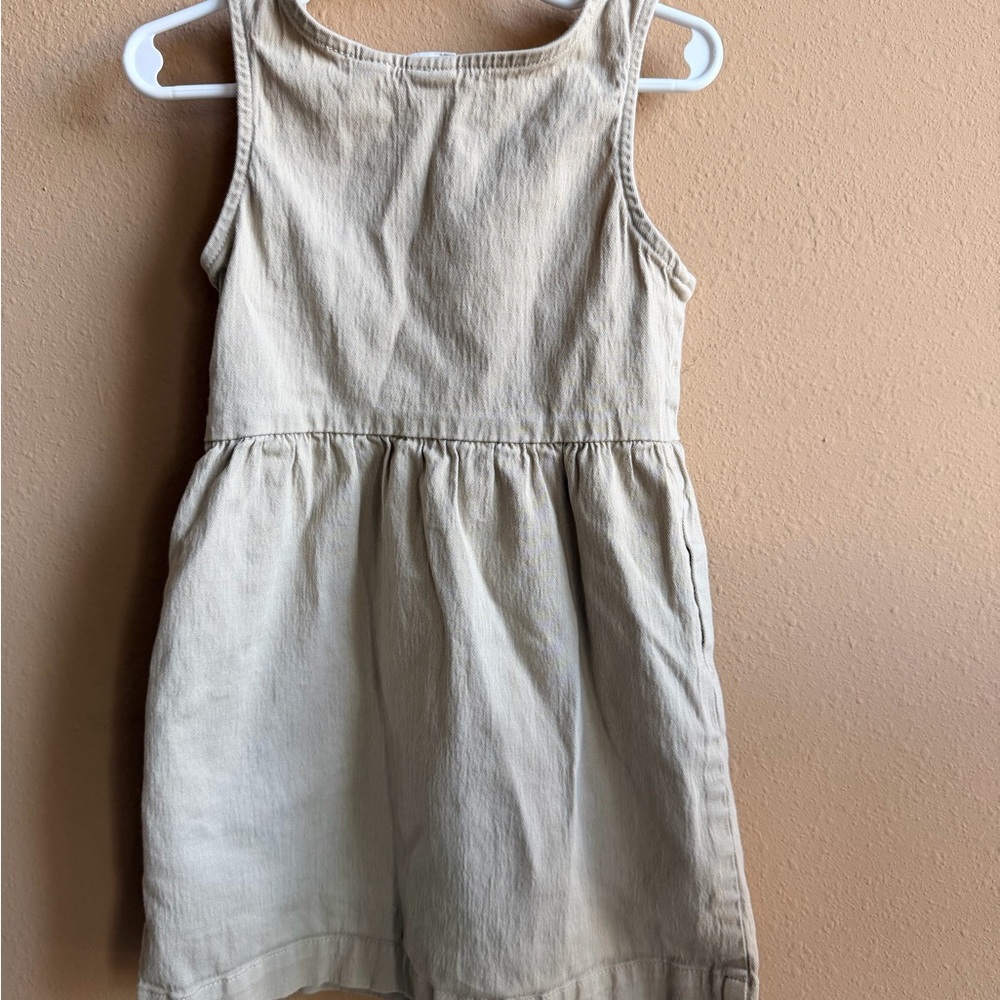 GAP Cream Pinafore Dress Polo not included - Picture 7 of 7